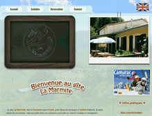 Tablet Screenshot of gites-camurac.fr